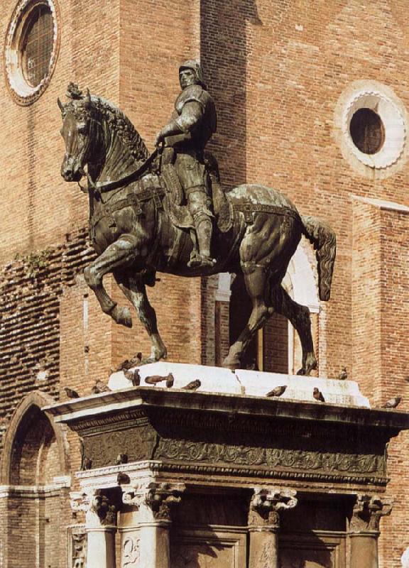 Andrea del Verrocchio Equestrian Statue of Bartolomeo Colleoni china oil painting image